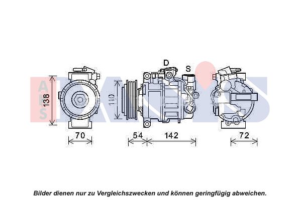 AKS DASIS Kompressori, ilmastointilaite 852803N